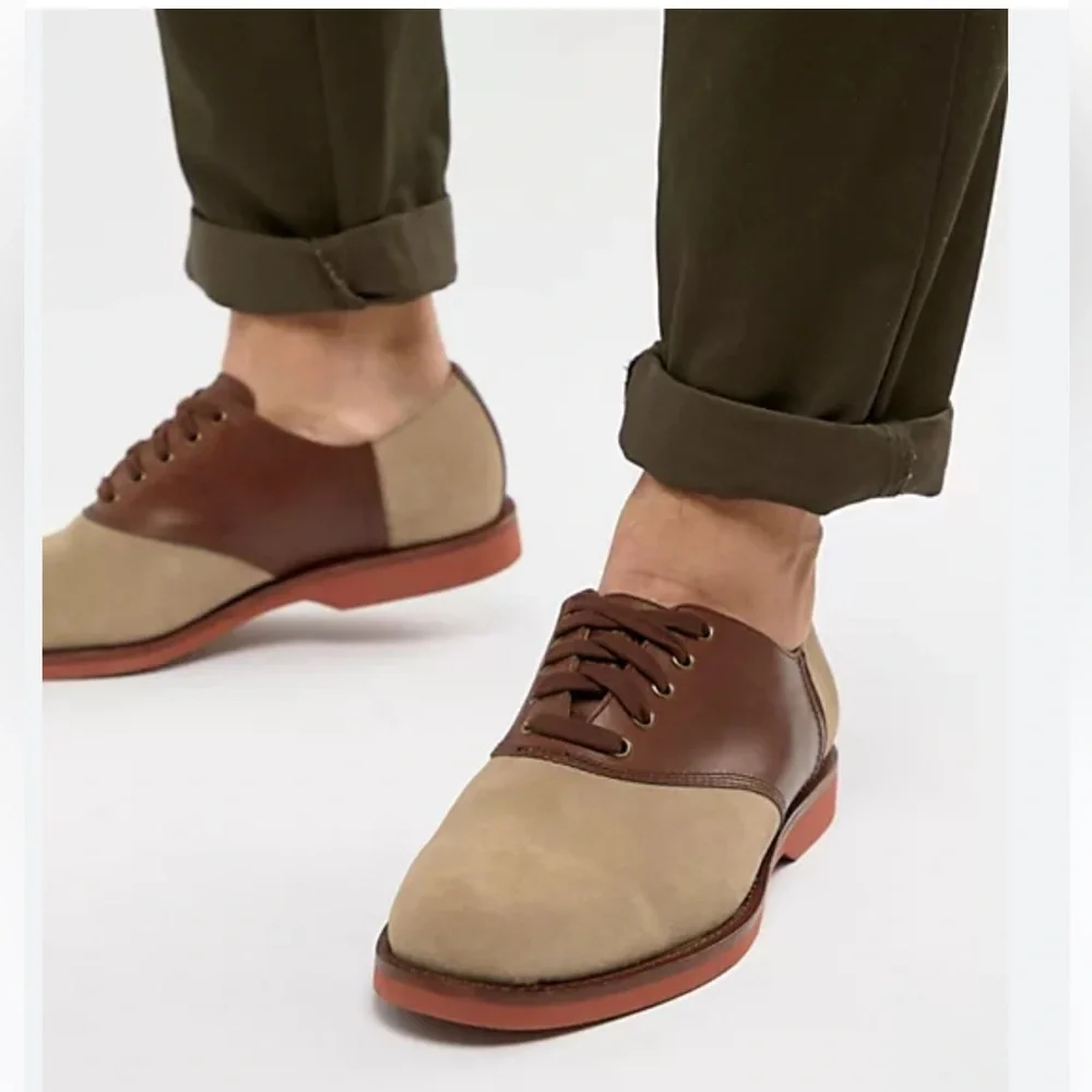 🎉HP 🎉 Polo Ralph Lauren NIB Suede Saddle Shoes - Picture 9 of 11